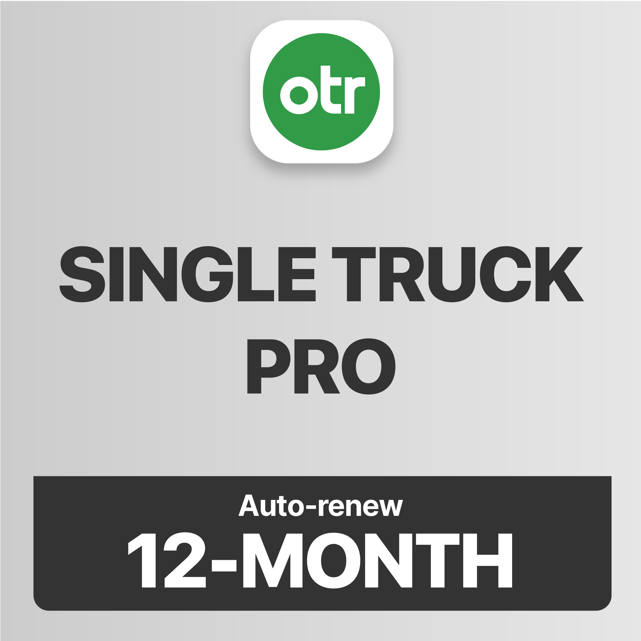 OTR Diagnostics | Single Truck Pro Yearly Reactivation