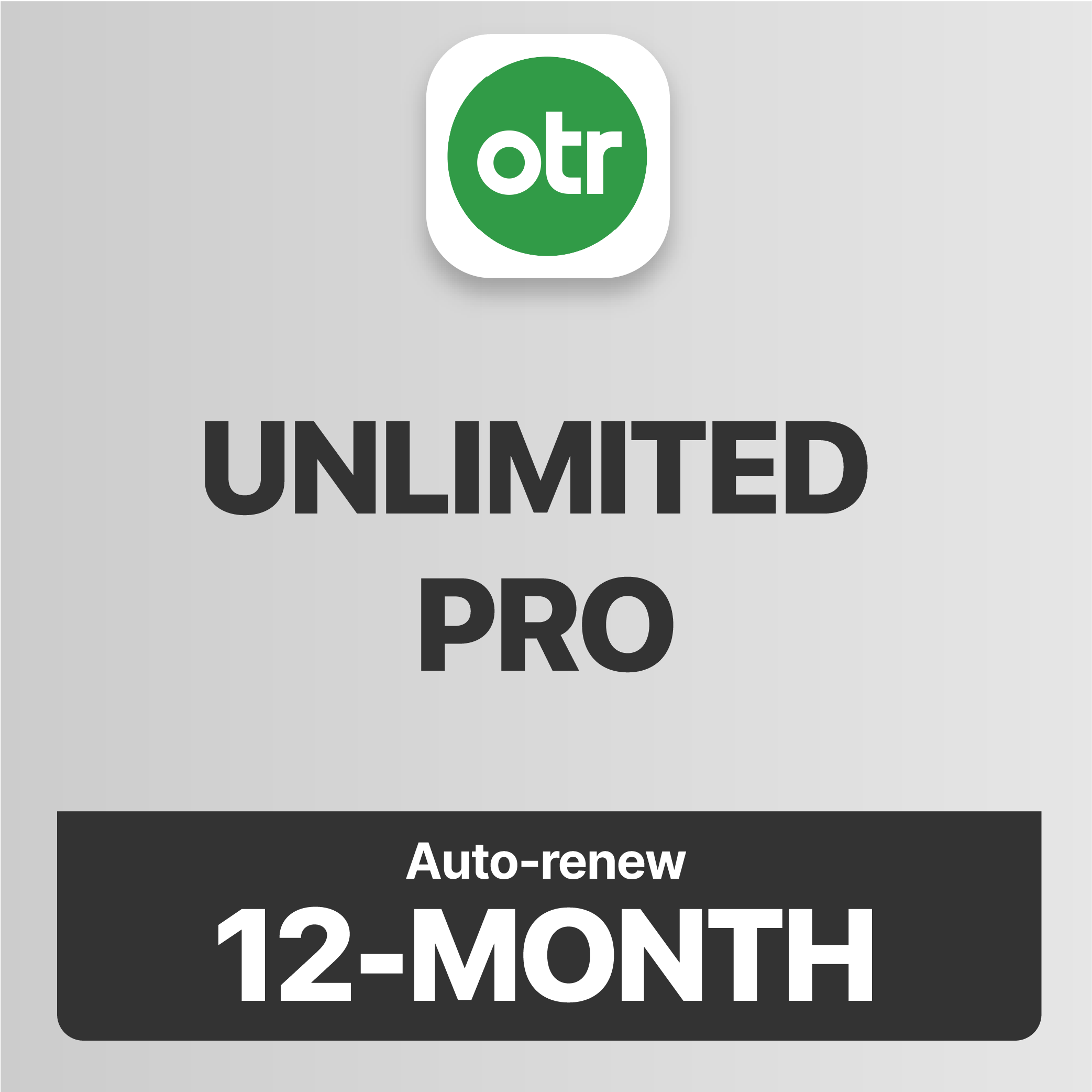 OTR Diagnostics | Unlimited Pro Plan Yearly Membership