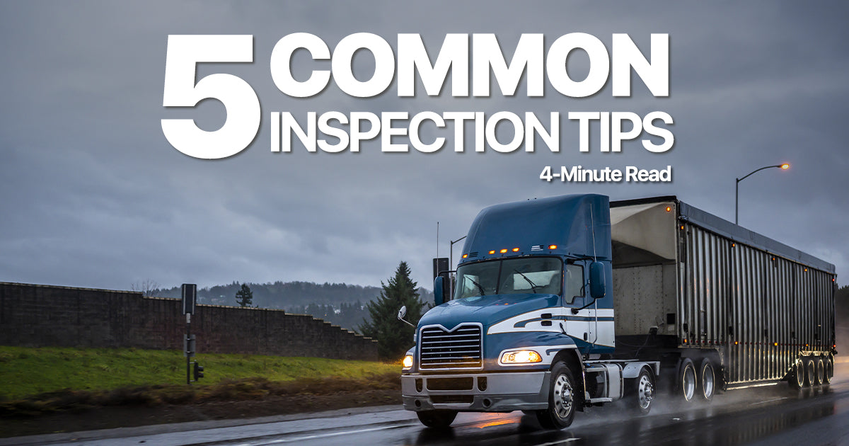 5 Common Inspection Tips