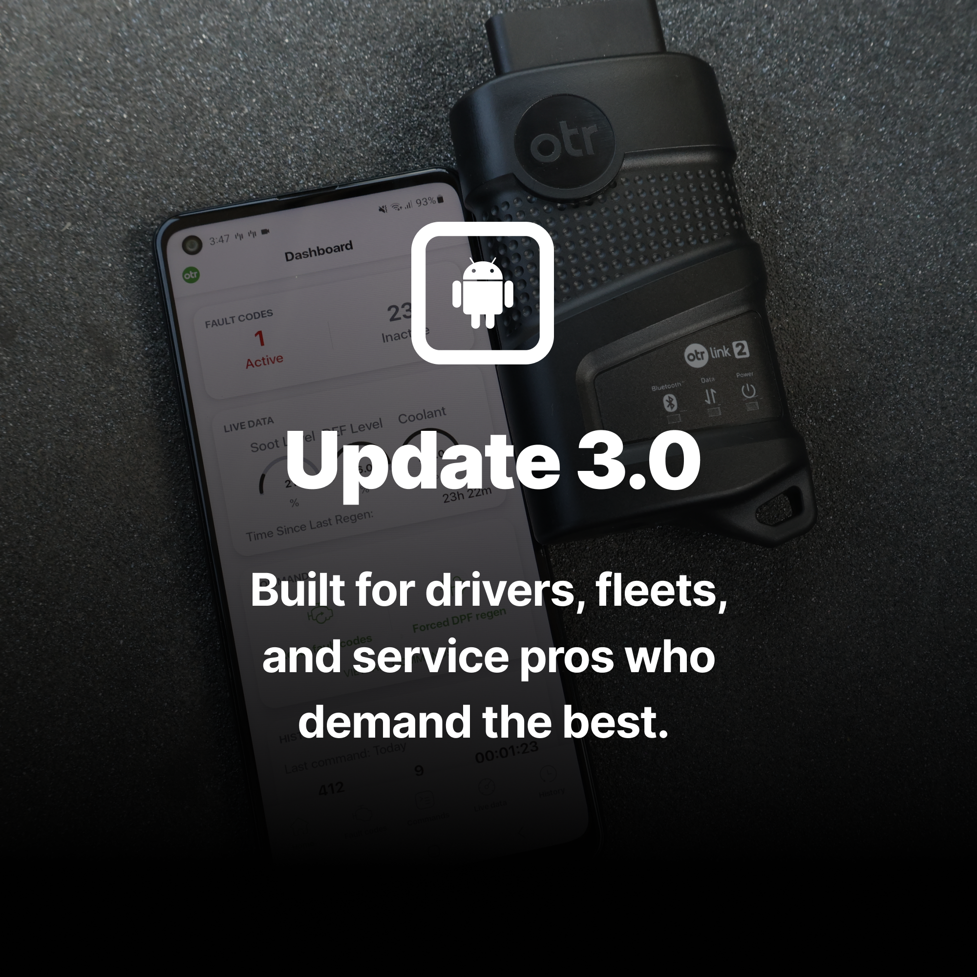 Otr Performance OTR Diagnostics 3.0 for Android: Smarter, Faster, and Stronger Truck D ...