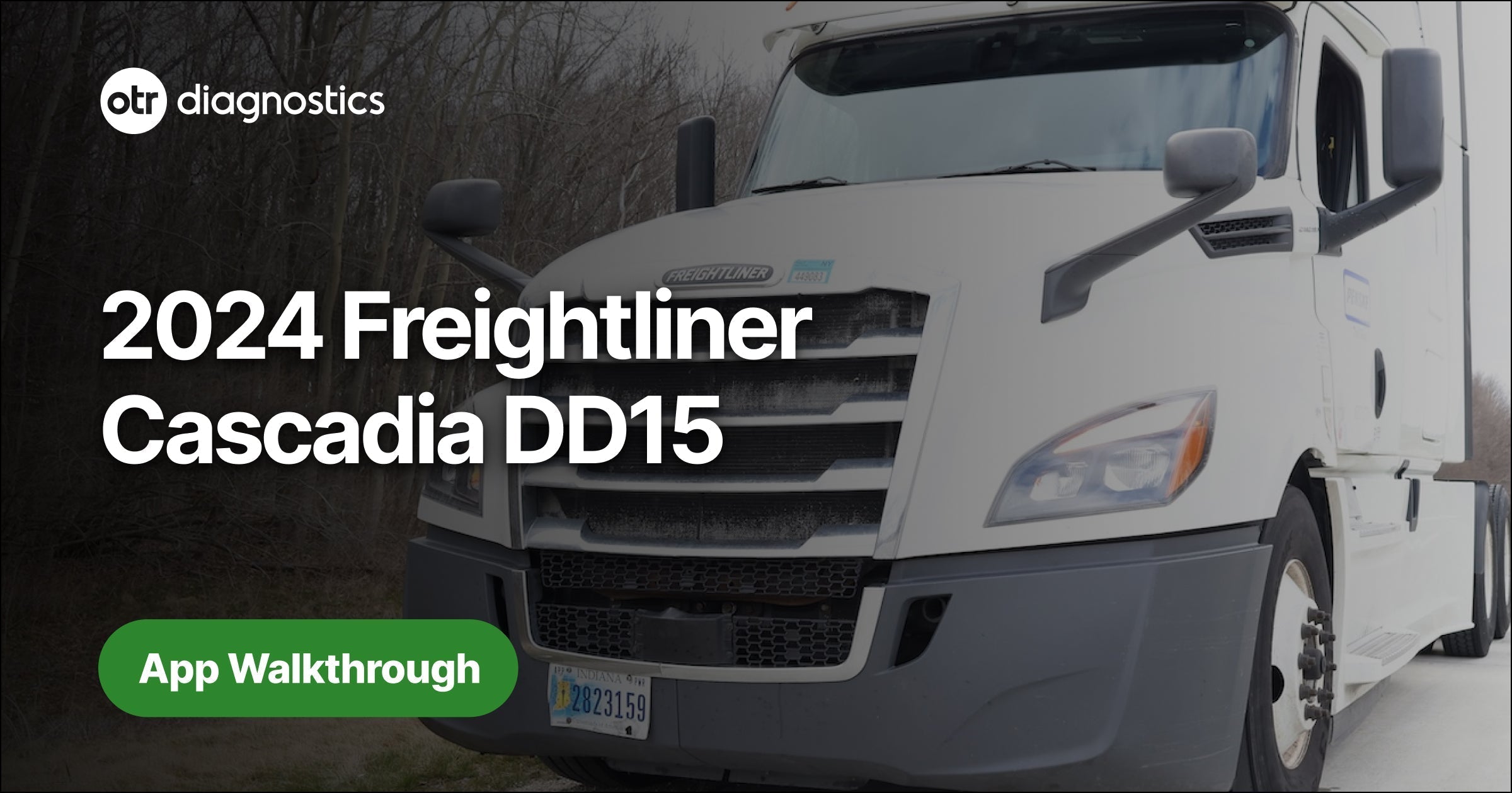 How OTR Diagnostics Works on the 2024 Freightliner Cascadia with DD15 Engine