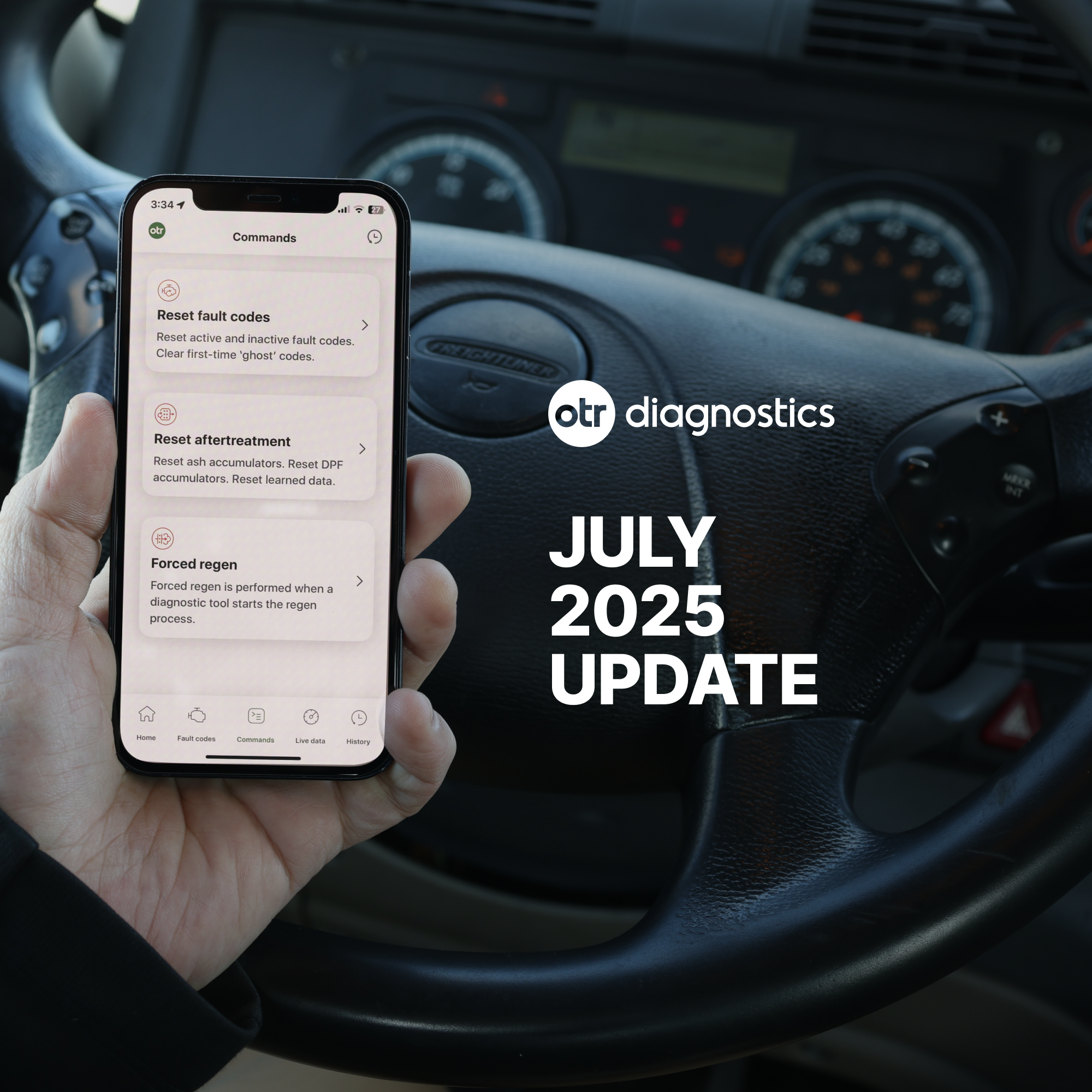 OTR Diagnostics June & July 2025 App Updates