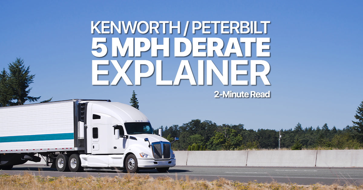 Kenworth / Peterbilt Paccar 5 MPH Derate