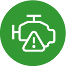 View active and inactive fault codes