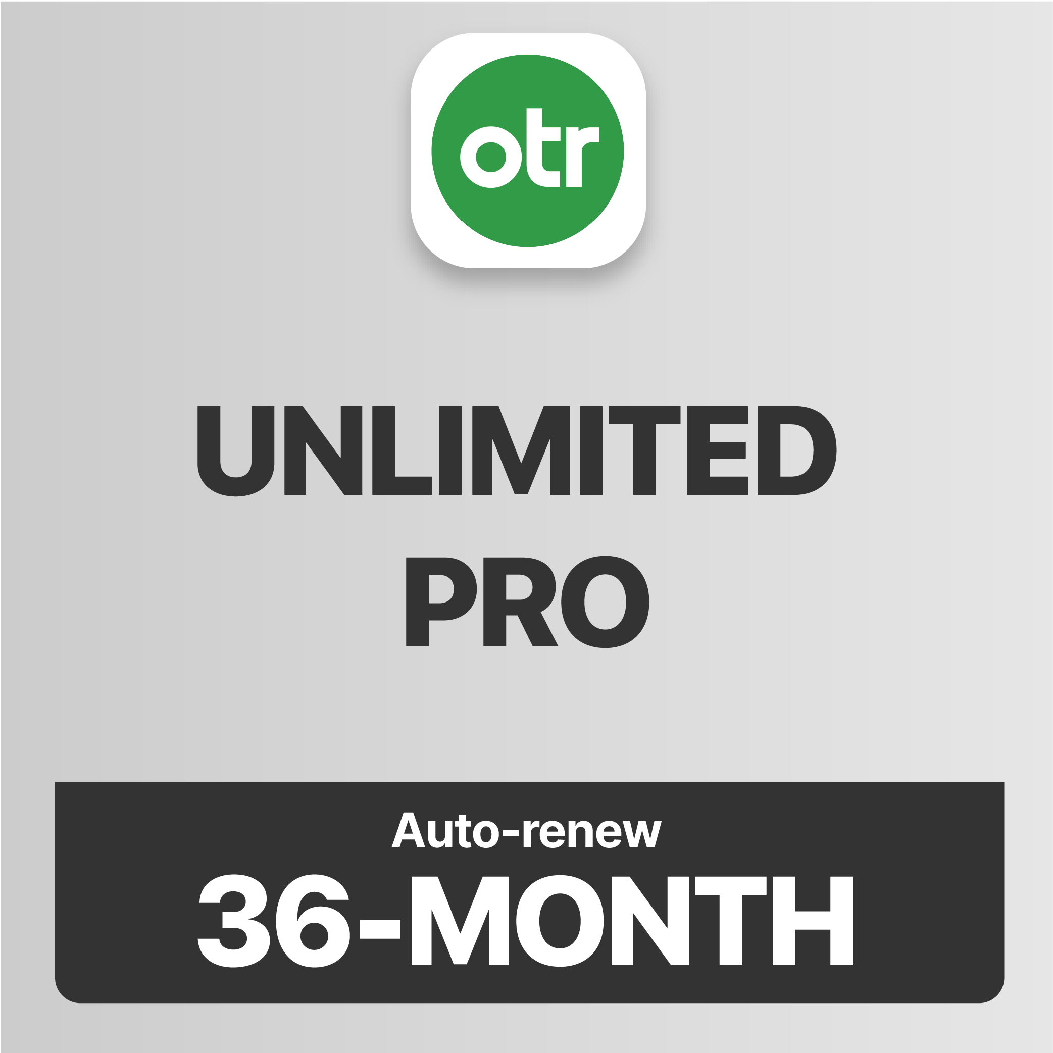 OTR Diagnostics | Unlimited Pro Plan 3-Year Membership