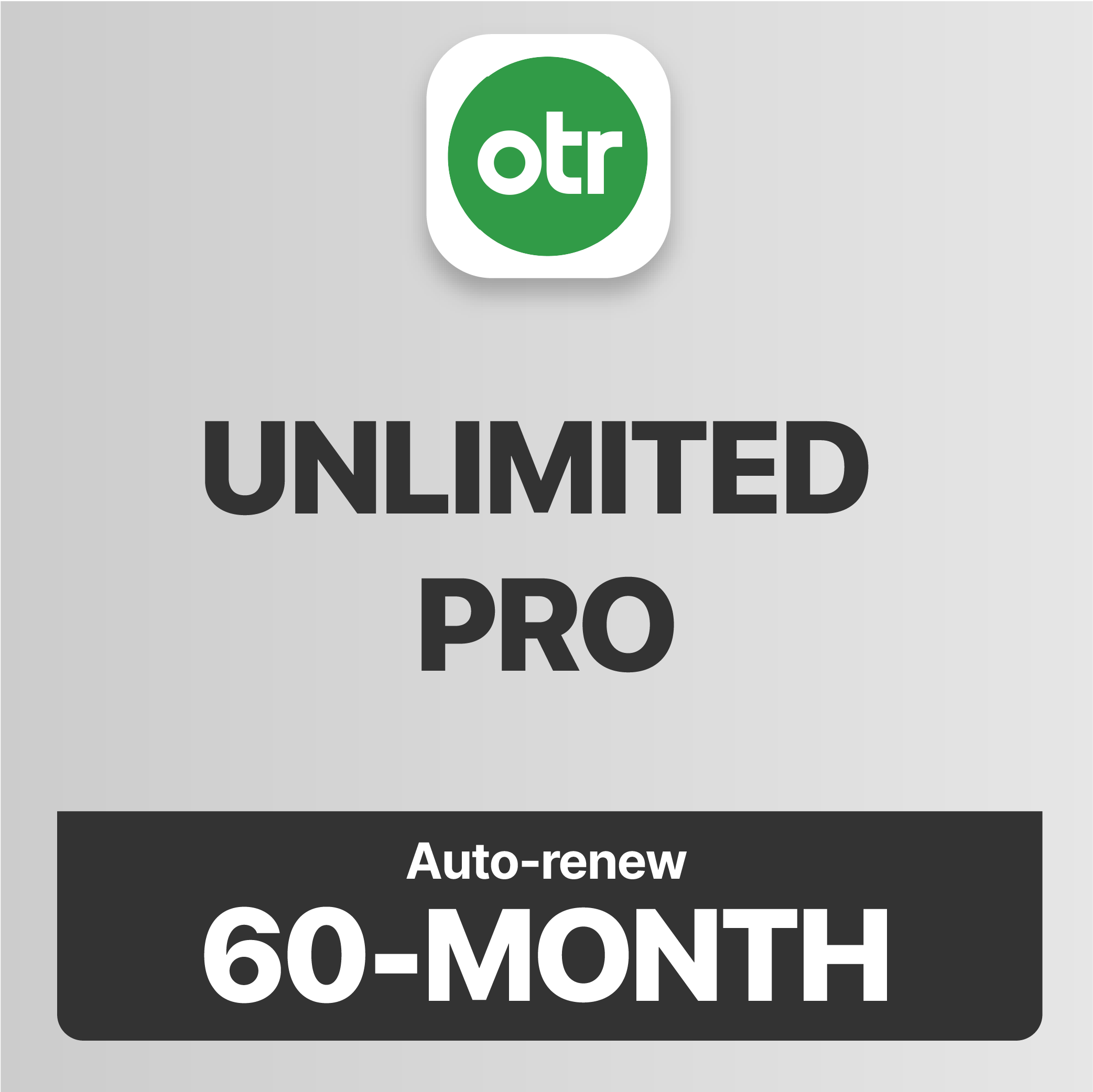 OTR Diagnostics | Unlimited Pro Plan 5-Year Membership